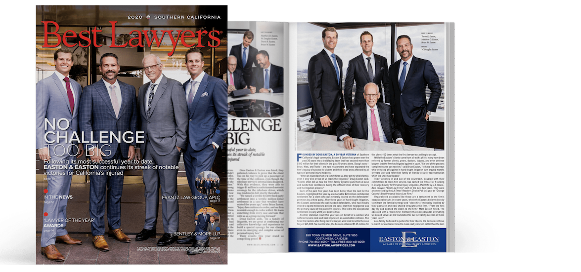 Easton & Easton lawyers in Best Lawyers magazine