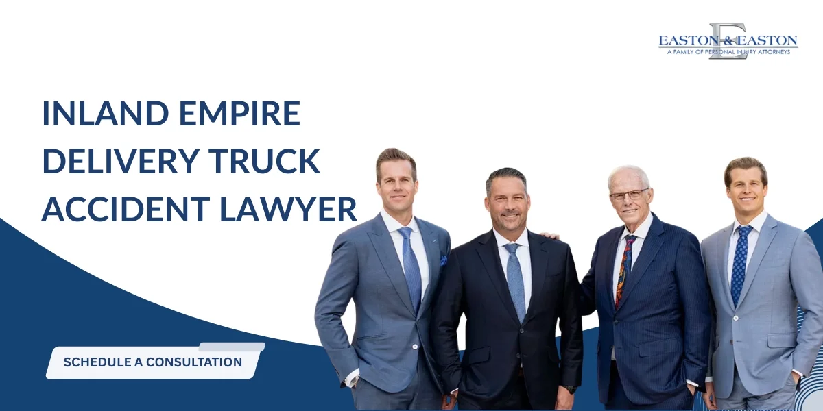 Abogado de confianza especializado en accidentes de camiones de reparto en el Inland Empire