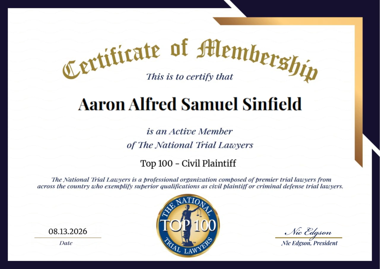 aaron certificate